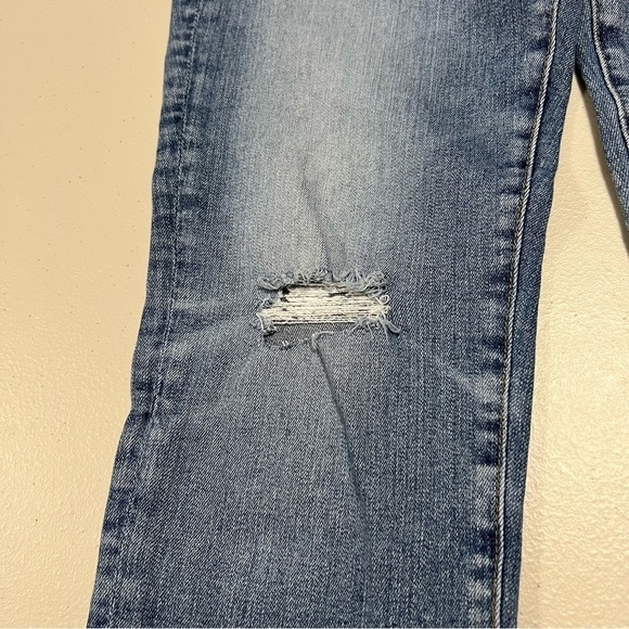 Ag Adriano Goldschmied The Prima Cigarette Crop Distressed Jeans - Picture 6 of 10